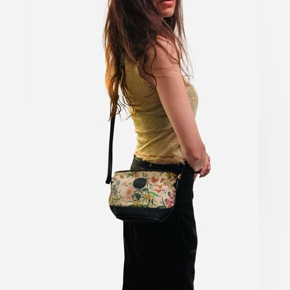 Gucci floral mine cross body shoulder bag